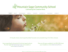 Tablet Screenshot of mountainsage.org